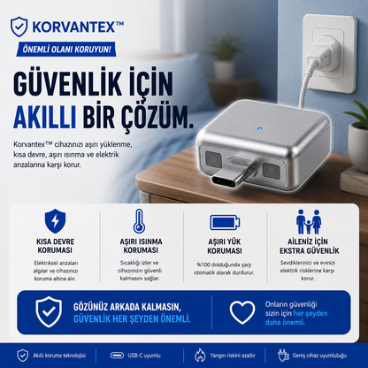 Korvantex Akıllı Cihaz Koruyucu Adaptör